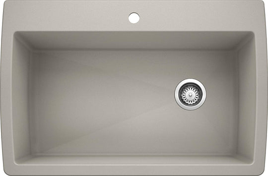 Blanco Diamond Single 9.5 Inch Depth Super Single Bowl Undermount Kitchen Sink