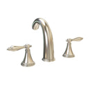 Load image into Gallery viewer, Brushed Nickel Mid-arc Bathroom Sink Faucet