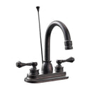 Load image into Gallery viewer, High Arc Bathroom Sink Faucet With Lift in Oil Rubbed Bronze Finish