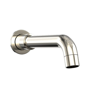 8 Inch Wall Mounted Rain Shower Faucet Set, Chrome/ Brushed Nickel Finish With Tub Spout