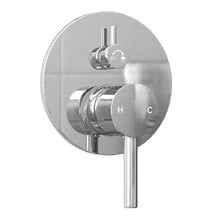 Load image into Gallery viewer, 8 Inch Wall Mounted Rain Shower Faucet Set, Chrome/ Brushed Nickel Finish With Tub Spout