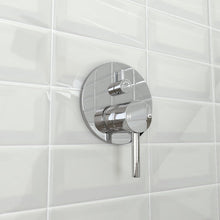 Load image into Gallery viewer, 8 Inch Wall Mounted Rain Shower Faucet Set, Chrome/ Brushed Nickel Finish With Tub Spout