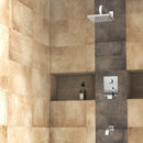 Load image into Gallery viewer, 8 Inch Rain Shower Faucet Set Complete with Pre-embedded Valve, Pressure Balance Cartridge