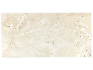 8 X 16 In Ivory Brushed Travertine