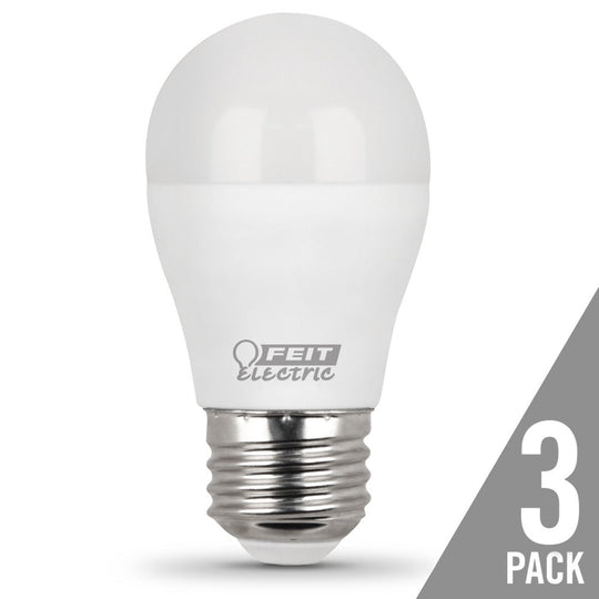 A15 LED Light Bulbs, 5 Watts, E26, 300 lumens, 3000K, Non-Dimmable