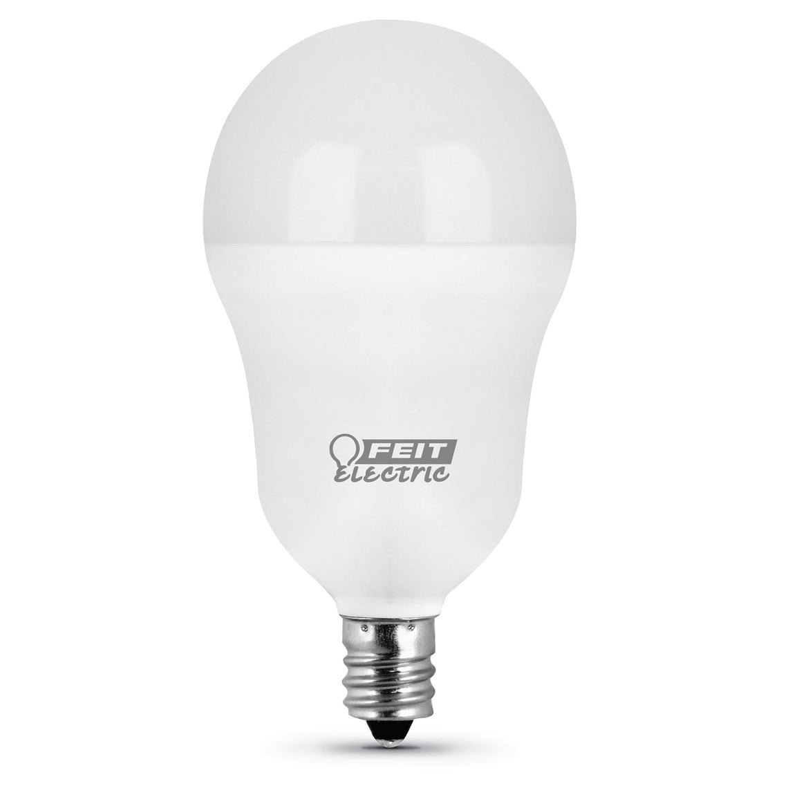 A15 LED Light Bulbs, 6.5 Watts, E26, 500 Lumens, White, Candelabra Base, 3000K Non-Dimmable