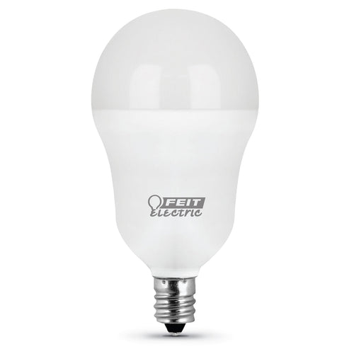 A15 LED Light Bulbs, 6 watts, E12, Candelabra Base, Non-Dimmable, 500 Lumen, 3000K