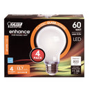 Load image into Gallery viewer, A19 Filament LED 60W Equivalent Non-Dimmable Clear Medium Base 800Lm 2700K Bulb 4-Pack