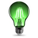 Load image into Gallery viewer, A19 Clear Glass Red, Blue, Green LED Bulb, 4.5 watts, E26, Dimmable