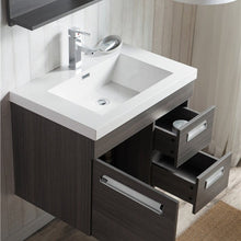 Load image into Gallery viewer, Alpha Floating / Wall Mounted Bathroom Vanity with Acrylic Sink