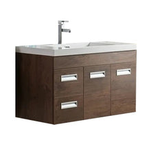 Load image into Gallery viewer, Alpha Floating / Wall Mounted Bathroom Vanity with Acrylic Sink