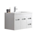 Load image into Gallery viewer, Alpha Floating / Wall Mounted Bathroom Vanity with Acrylic Sink
