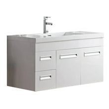 Load image into Gallery viewer, Alpha Floating / Wall Mounted Bathroom Vanity with Acrylic Sink