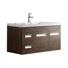 Load image into Gallery viewer, Alpha Floating / Wall Mounted Bathroom Vanity with Acrylic Sink