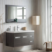 Load image into Gallery viewer, Alpha Floating / Wall Mounted Bathroom Vanity with Acrylic Sink