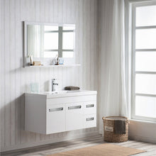 Load image into Gallery viewer, Alpha Floating / Wall Mounted Bathroom Vanity with Acrylic Sink