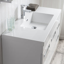 Load image into Gallery viewer, Alpha Floating / Wall Mounted Bathroom Vanity with Acrylic Sink