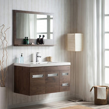 Load image into Gallery viewer, Alpha Floating / Wall Mounted Bathroom Vanity with Acrylic Sink