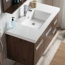 Load image into Gallery viewer, Alpha Floating / Wall Mounted Bathroom Vanity with Acrylic Sink