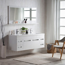 Load image into Gallery viewer, Alpha Floating / Wall Mounted Bathroom Vanity with Acrylic Sink