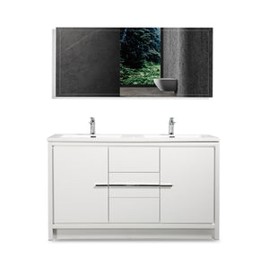 Ashdale Freestanding Bathroom Vanity With Sink, Soft Closing Doors & Drawer