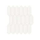 Load image into Gallery viewer, 2 x 5 in. Soho Canvas White Picket Matte Glazed Porcelain Mosaic