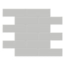 Load image into Gallery viewer, 2 x 6 in. Soho Loft Grey Matte Glazed Porcelain Wall Brick Mosaic