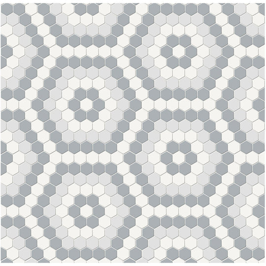 Soho Afternoon Blend Hexagon Pattern Matte Glazed Porcelain Mosaic