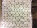 Load image into Gallery viewer, 1&quot; X 1&quot; Hexagon Arabescato Carrara Honed White Marble Mosaic Tile (8.9SQ FT/CTN)