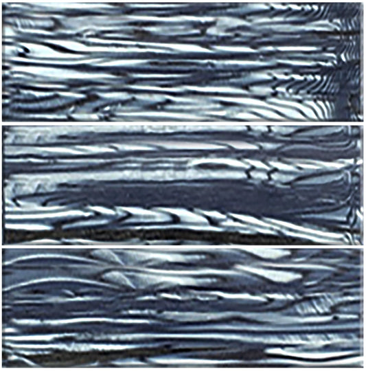 12 x 12 inch Glass Mosaic Tile with Metallic Gray Color and Glossy Finish