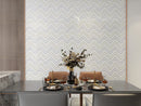 Load image into Gallery viewer, 12 x 12 inch Mosaic Glass Tile with White Color and Glossy Finish