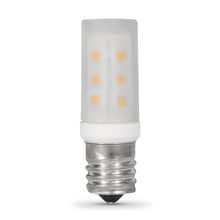 Load image into Gallery viewer, T8 LED Light Bulb with Intermediate E17 base, Clear, 3000K, 180 Lumens, 270 Lumens, Desk Lamp Bulb