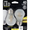 Load image into Gallery viewer, A15 LED Light Bulbs, E26, Filament, Dimmable, Frosted, Medium Base, Decorative Bulb, 2 Pack