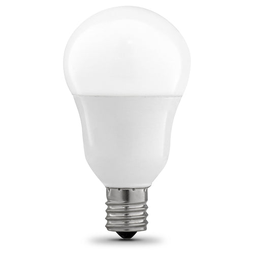 A15 LED Light Bulbs, Filament, Dimmable, E17, white, Frosted, 750 Lumens, Intermediate Base, 2 Pack
