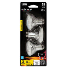 Load image into Gallery viewer, Dimmable LED Lights bulbs, 35W, GU10 Base, Bi-Pin, 3000K,120V, 3/CD