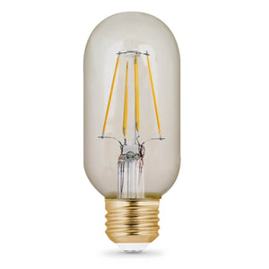 T14 Vintage LED Light Bulb, 4 Watts, E26, Dimmable, 300 lumens, 2100K, Decorative Bulb