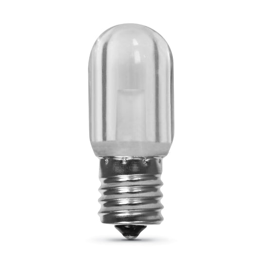 T7 LED Light Bulb, 15W, E17 Base, Intermediate, 3000K, 80 Lumens, Refrigerator and Indicator bulb