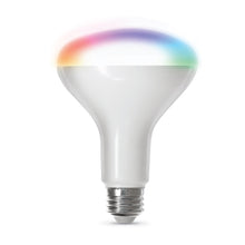 Load image into Gallery viewer, BR30 LED Smart Light Bulb, RGBW, Alexa &amp; Google Assistant Bulb, E26, 650 Lumens