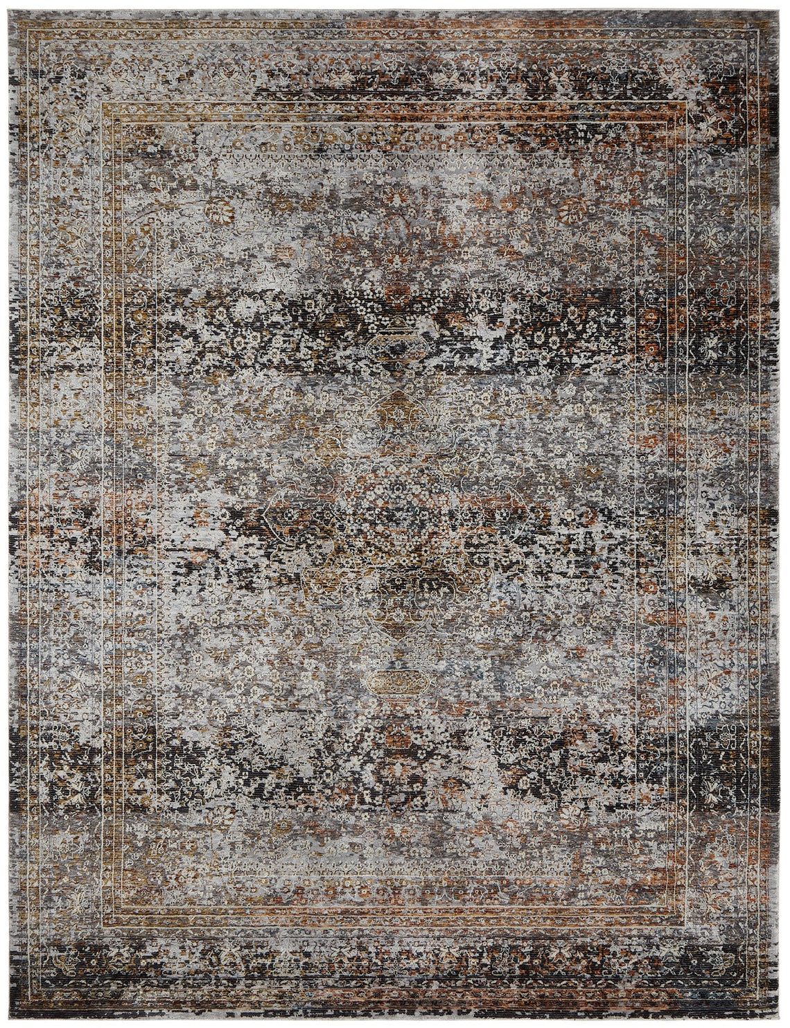 Camilla Greys/Browns 5 ft. 3 in. x 7 ft. 6 in. Area Rug