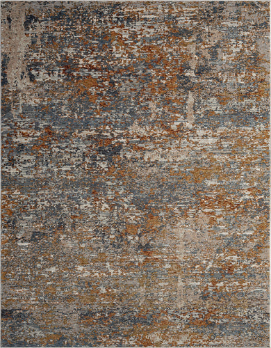 Camilla Blues/Rust Tones Multi-Colored 7 ft. 9 in. x 10 ft. Area Rug