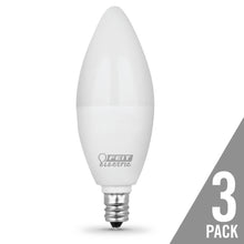 Load image into Gallery viewer, LED Light Bulbs, 4.5 Watts, E12, Torpedo Tip Shape, 300 Lumens, 3000K Non-Dimmable