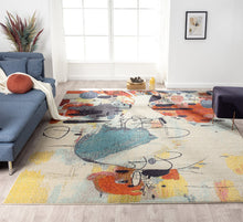 Load image into Gallery viewer, Colorwrks Abstract Multi Mix 7 ft. 6 in. x 9 ft. 6 in. Area Rugs