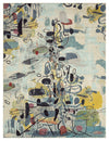 Load image into Gallery viewer, Colorwrks Blues/Yellow/Multi 6 ft. x 9 ft. Area Rugs