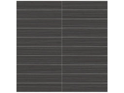 1 X 6 In Stacked Zera Annex Carbon Matte Color Body Porcelain Mosaic