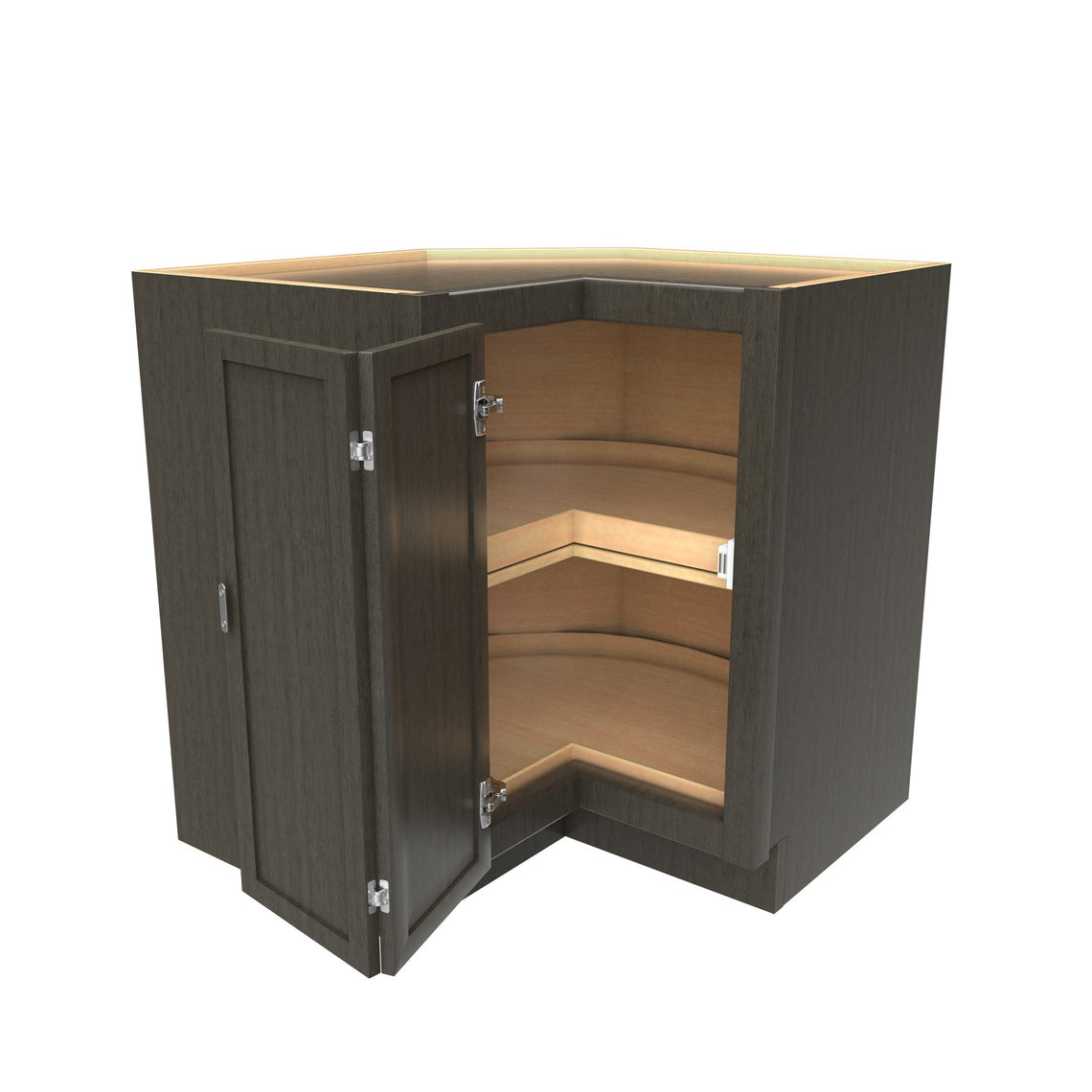 Elegant Smoky Grey - Lazy Suzan Corner Base Cabinet | 33