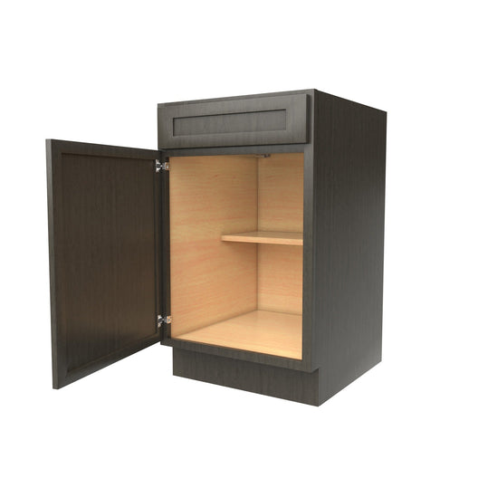 Elegant Smoky Grey - Single Door Base Cabinet | 21
