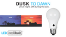 Load image into Gallery viewer, A19 ED Light Bulbs, 60W, E26, Daylight Dusk-to-Dawn, Non-Dimmable