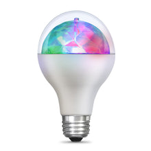 Load image into Gallery viewer, LED Disco Light Bulb, 5 Watts, Automatic Rotating crystal Bulb, Non-Dimmable, 450 Lumens, Disco Party Bulb