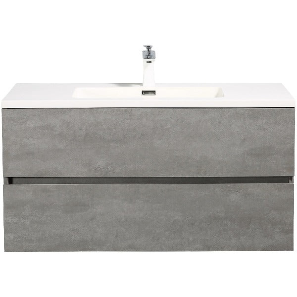 Eshburn Luxury Floating / Wall Mounted Bathroom Vanity With Acrylic Sink