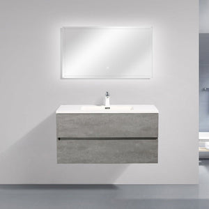 Eshburn Luxury Floating / Wall Mounted Bathroom Vanity With Acrylic Sink